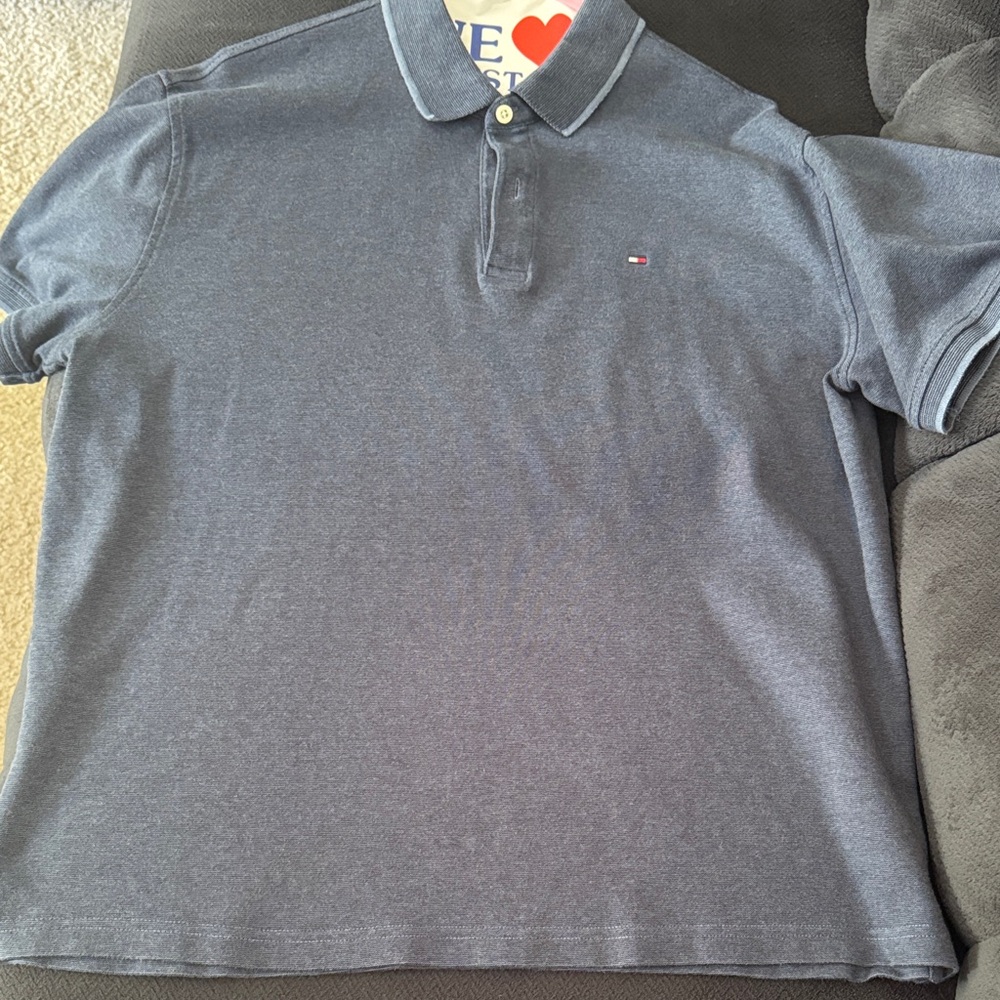 Tommy Hilfiger Men's Charcoal Polo Shirt